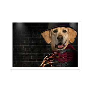 The Freddie: Custom Pet Portrait - paw & glory, pawandglory, dog astronaut photo, personalized pet and owner canvas, small dog portrait, custom pet painting, pet portraits usa, pet portraits usa, pet portrait