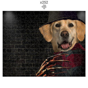 The Freddie: Custom Pet Puzzle - Paw & Glory - #pet portraits# - #dog portraits# - #pet portraits uk#paw and glory, pet portraits Puzzle,dog painting from photo, painting of my dog, custom dog prints, custom dog drawings, dog puzzle