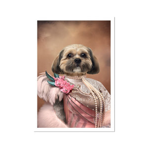 The Fur Lady: Custom Pet Portrait - Paw & Glory, paw and glory, minimal dog art, personalized pet and owner canvas, for pet portraits, pet portrait admiral, custom pet portraits south africa, dog portraits admiral, pet portrait