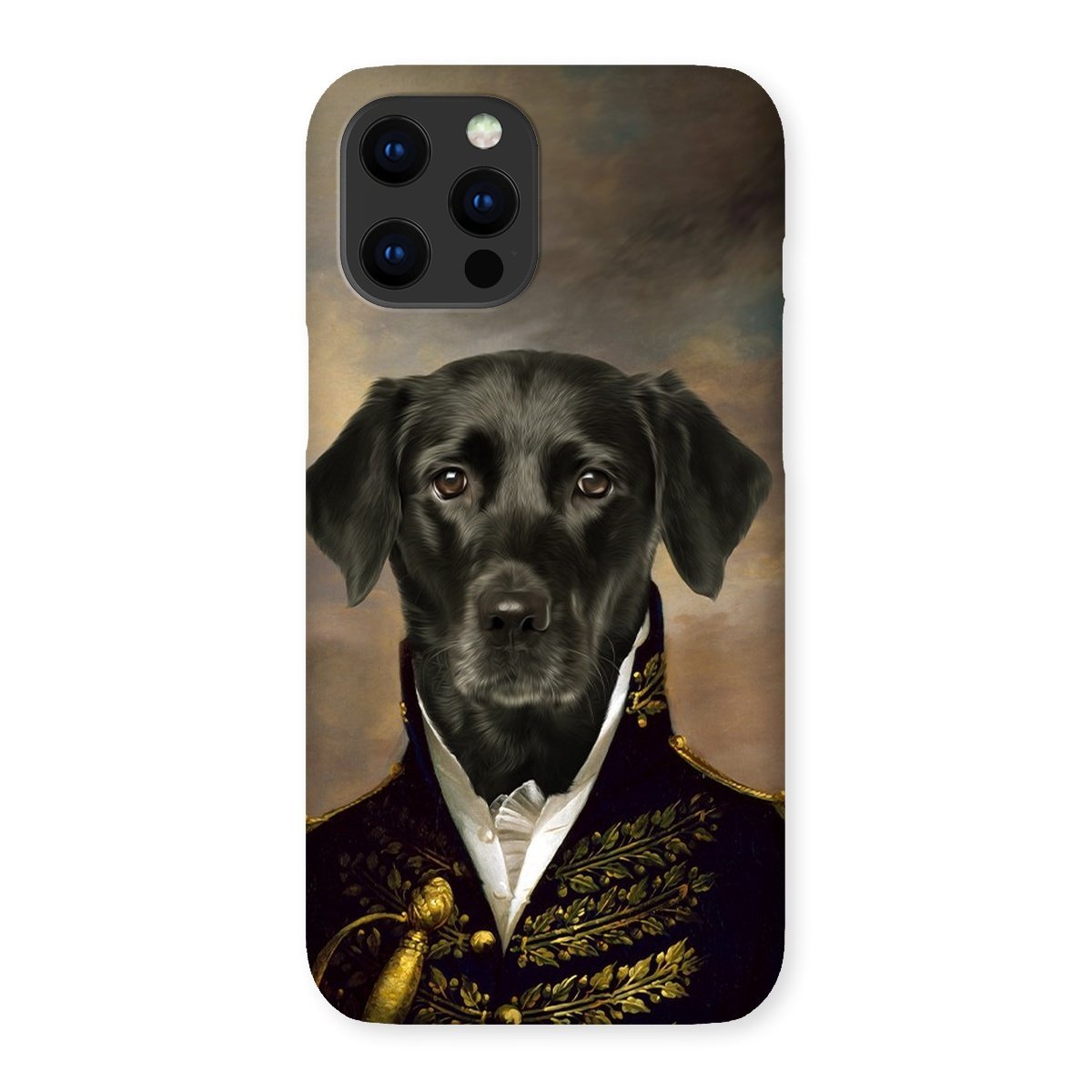 The General: Custom Pet Phone Case - Paw & Glory - pawandglory, phone case dog, personalized puppy phone case, puppy phone case, dog phone case custom, pet phone case, Pet Portraits phone case,