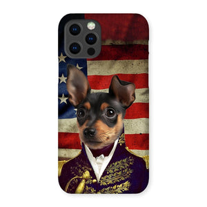 The General - USA Flag Edition: Custom Pet Phone Case - Paw & Glory - #pet portraits# - #dog portraits# - #pet portraits uk#