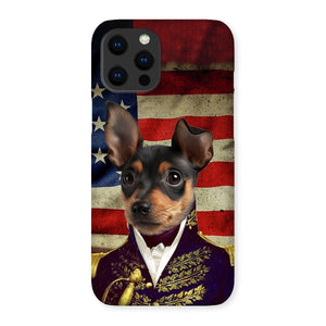 The General - USA Flag Edition: Custom Pet Phone Case - Paw & Glory - #pet portraits# - #dog portraits# - #pet portraits uk#