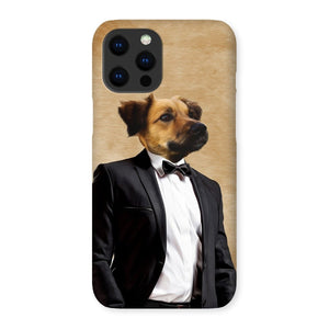 The Gentleman: Custom Pet Phone Case - Paw & Glory - paw and glory, personalized puppy phone case, life is better with a dog phone case, personalised pet phone case, personalised pet phone case, pet phone case, personalised cat phone case, Pet Portrait phone case,