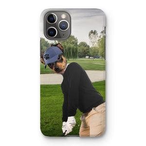 The Golfer: Custom Pet Phone Case - Paw & Glory - #pet portraits# - #dog portraits# - #pet portraits uk#