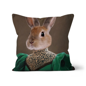 The Grand Dame: Custom Pet Throw Pillow - Paw & Glory - #pet portraits# - #dog portraits# - #pet portraits uk#paw and glory, pet portraits cushion,dog on pillow, custom cat pillows, pet pillow, custom pillow of pet, pillow personalized