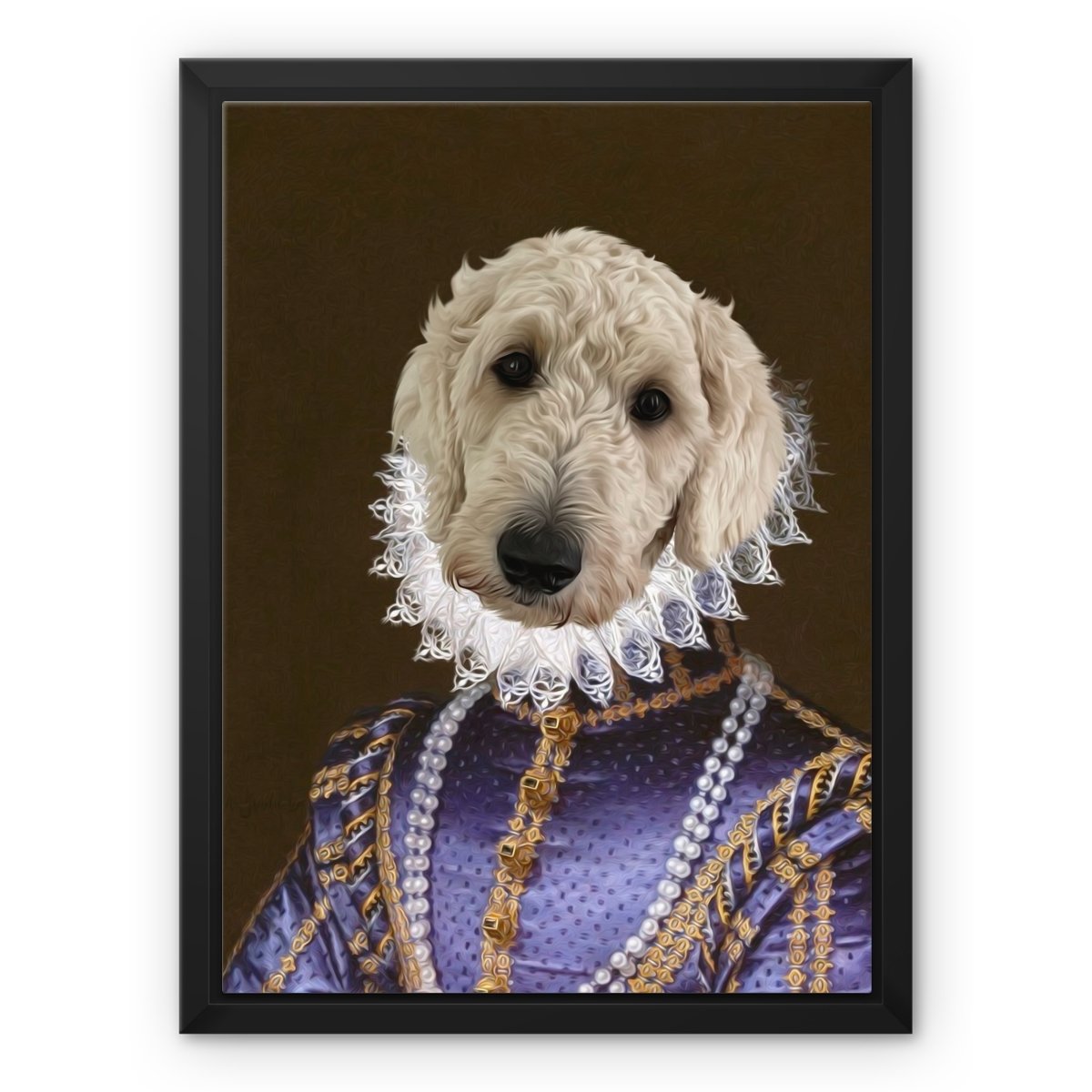 The Grand Duchess: Custom Pet Canvas - Paw & Glory - #pet portraits# - #dog portraits# - #pet portraits uk#paw and glory, custom pet portrait canvas,canvas dog carrier, my pet canvas , pet custom canvas, pet on canvas uk, pet canvas portrait