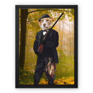 The Hunter: Custom Pet Canvas - Paw & Glory - #pet portraits# - #dog portraits# - #pet portraits uk#paw & glory, pet portraits canvas,my pet canvas, pet on canvas reviews, personalized dog and owner canvas uk, pet canvas uk, pet canvas portrait, the pet on canvas