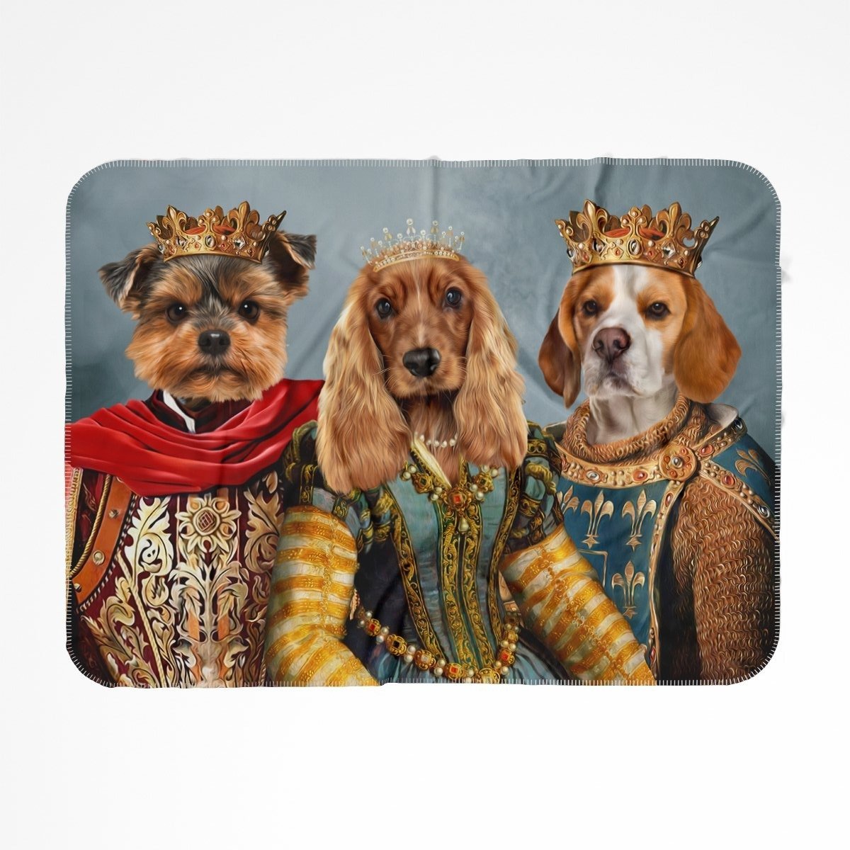 The Imperial 3: Custom Pet Blanket - Paw & Glory - #pet portraits# - #dog portraits# - #pet portraits uk#Paw and glory, Pet portraits blanket,custom blanket for dog lovers, personalized animal blanket, put my dog on a blanket, leopard print dog blanket, print your pet on a blanket