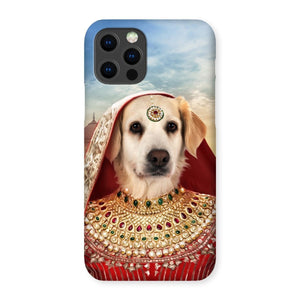 The Indian Rani: Custom Pet Phone Case - Paw & Glory - paw and glory, pet portrait phone case, phone case dog, dog and owner phone case, iphone 11 case dogs, phone case dog, iphone 11 case dogs, Pet Portrait phone case,