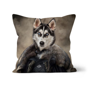 The Iron King (GOT Inspired): Custom Pet Throw Pillow - Paw & Glory - #pet portraits# - #dog portraits# - #pet portraits uk#paw & glory, pet portraits pillow,pillows of your dog, dog on pillow, photo pet pillow, custom pillow of pet, dog personalized pillow