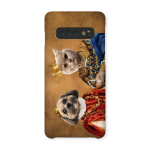 The King & Queen: Custom Pet Phone Case - Paw & Glory - pawandglory, personalized dog phone case, personalized cat phone case, personalized pet phone case, custom dog phone case, pet portrait phone case, personalised dog phone case uk, Pet Portraits phone case,