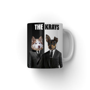 The Krays: Custom Pet Mug - Paw & Glory - #pet portraits# - #dog portraits# - #pet portraits uk#paw and glory, custom pet portrait Mug,puppy mug, dog face mugs, mugs with dogs on them, dog picture coffee mugs, custom dog mug