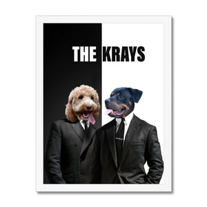 The Krays: Custom Pet Portrait - Paw & Glory, paw and glory,  painting pets, pet portraits in oils, dog portrait painting, Pet portraits, custom pet paintings