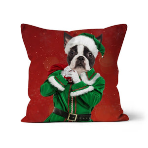 The Male Elf: Custom Pet Cushion - Paw & Glory - #pet portraits# - #dog portraits# - #pet portraits uk#paw and glory, custom pet portrait cushion,dog pillow custom, custom pet pillows, pup pillows, pillow with dogs face, dog pillow cases