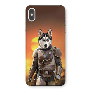 The Mando (Star Wars Inspired): Custom Pet Phone Case - Paw & Glory - #pet portraits# - #dog portraits# - #pet portraits uk#paintings of pets, dog caricatures, pets portrait, pet portraits paintings Pet portraits, Pet portraits uk, Crown and paw