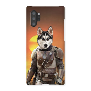The Mando (Star Wars Inspired): Custom Pet Phone Case - Paw & Glory - paw and glory, pet art phone case uk, personalized dog phone case, life is better with a dog phone case, personalised dog phone case, pet portrait phone case uk, phone case dog, Pet Portrait phone case,