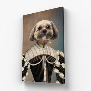 The Marquise: Custom Pet Canvas - Paw & Glory - #pet portraits# - #dog portraits# - #pet portraits uk#paw & glory, pet portraits canvas,dog canvas personalized, dog canvas bag, canvas of your pet, pet canvas art, custom pet canvas portraits