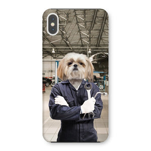 The Mechanic: Custom Pet Phone Case - Paw & Glory - #pet portraits# - #dog portraits# - #pet portraits uk#