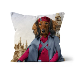 The Midwife (Call The Midwife Inspired): Custom Pet Cushion - Paw & Glory - #pet portraits# - #dog portraits# - #pet portraits uk#paw and glory, custom pet portrait cushion,custom pet pillows, pillow personalized, custom pillow cover, dog personalized pillow, pillow with pet picture