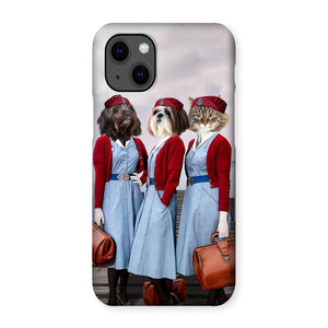 The Midwifes (Call The Midwife Inspired): Custom Pet Phone Case - Paw & Glory - paw and glory, custom dog phone case, life is better with a dog phone case, personalised cat phone case, pet portrait phone case uk, phone case dog, personalised cat phone case, Pet Portraits phone case,