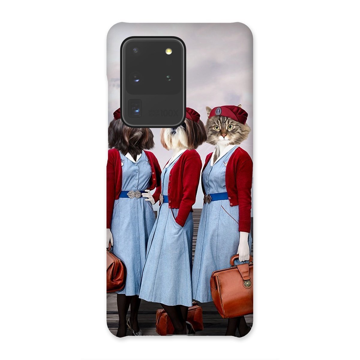 The Midwifes (Call The Midwife Inspired): Custom Pet Phone Case - Paw & Glory - paw and glory, pet portrait phone case, personalised dog phone case uk, puppy phone case, pet phone case, personalized iphone 11 case dogs, custom cat phone case, Pet Portraits phone case,