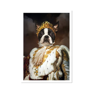 The Monarch: Custom Pet Portrait - Paw & Glory, pawandglory, dog portrait background colors, pet portraits leeds, custom pet art, pet portraits usa, dog and couple portrait, dog portrait images, pet portraits
