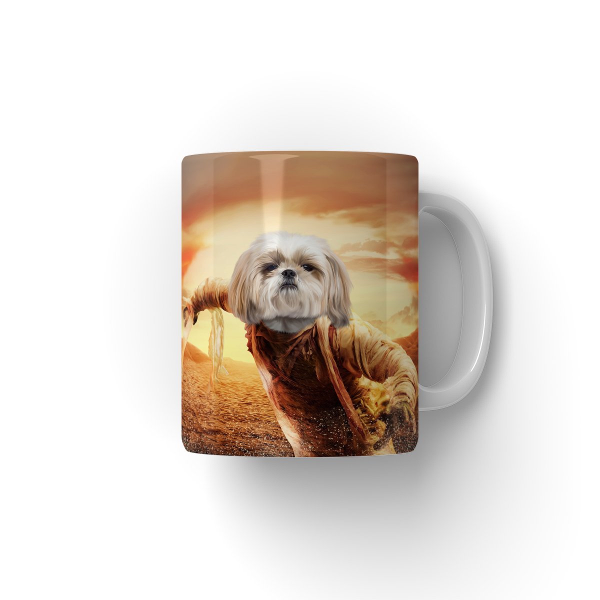 The Mummy: Custom Pet Mug - Paw & Glory - #pet portraits# - #dog portraits# - #pet portraits uk#paw and glory, custom pet portrait Mug,custom made mug, custom pet mugs, pet mug custom, pet on mug, pet mug