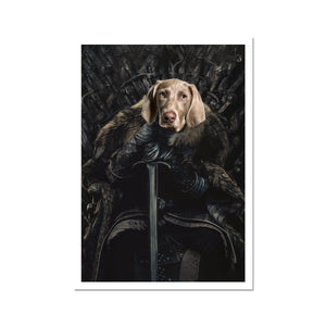 The Night King: Custom Pet Poster - Paw & Glory - #pet portraits# - #dog portraits# - #pet portraits uk#Paw & Glory, paw and glory, custom pet portraits south africa, dog portrait images, paintings of pets from photos, dog portrait images, the general portrait, drawing dog portraits, pet portrait