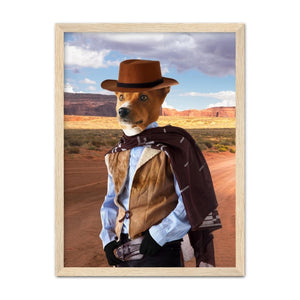 The Outlaw: Custom Pet Portrait - Paw & Glory, paw and glory, my pet painting, aristocrat dog painting, small dog portrait, in home pet photography, paintings of pets from photos, professional pet photos, pet portraits