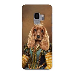 The Pearl Princess: Custom Pet Phone Case - Paw & Glory - #pet portraits# - #dog portraits# - #pet portraits uk#portraits of pets, dog painting, pet photograph, posh pet portraits, painting pet portraits, picture pet, west and willow, Turnerandwalker