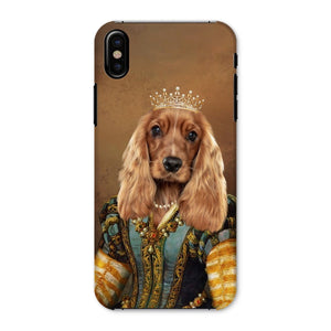 The Pearl Princess: Custom Pet Phone Case - Paw & Glory - #pet portraits# - #dog portraits# - #pet portraits uk#pet portrait from photo, dog paintings for sale, dog canvas prints, pet portraits, puppy paintings, dog paintings from photo, custom pet, Turnerandwalker, Crown and paw