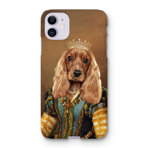 The Pearl Princess: Custom Pet Phone Case - Paw & Glory - #pet portraits# - #dog portraits# - #pet portraits uk#turn pet photos to art, pet artwork, dog paintings from photos, pet painting, personalized pet picture frames, Pet portraits, Purr and mutt