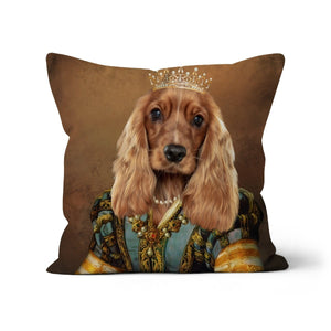 The Pearl Princess: Custom Pet Throw Pillow - Paw & Glory - #pet portraits# - #dog portraits# - #pet portraits uk#paw and glory, custom pet portrait cushion,personalised cat pillow, dog shaped pillows, custom pillow cover, pillows with dogs picture, my pet pillow
