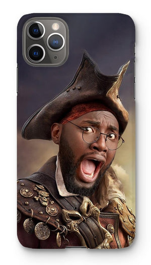 The Pirate: Custom Male Phone Case - Paw & Glory - pawandglory, personalised dog phone case uk, life is better with a dog phone case, pet portrait phone case, puppy phone case, personalised iphone 11 case dogs, personalised dog phone case, Pet Portrait phone case,