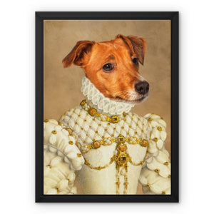 The Princess: Custom Pet Canvas - Paw & Glory - #pet portraits# - #dog portraits# - #pet portraits uk#paw & glory, custom pet portrait canvas,pet on canvas uk, pet photo to canvas, dog photo on canvas, dog canvas, pet on canvas