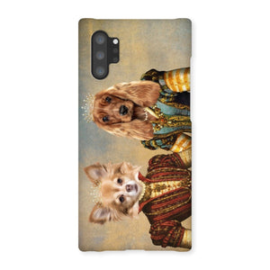 The Princesses: Custom Pet Phone Case - Paw & Glory - #pet portraits# - #dog portraits# - #pet portraits uk#dog portrait, pet portraits at, dog oil paintings, pet oil painting, pet oil portraits, pet portraits, hattieandhugo, crown and paw, oil paintings of dogs