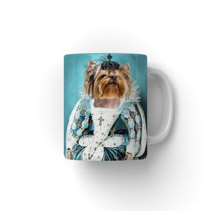 The Queen Regent: Custom Pet Mug - Paw & Glory - #pet portraits# - #dog portraits# - #pet portraits uk#paw and glory, custom pet portrait Mug,custom coffee mugs with dogs, dog on coffee mug, mugs with pet pictures, mug pet, coffee mug with pet picture