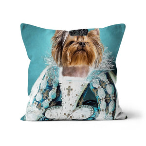 The Queen Regent: Custom Pet Throw Pillow - Paw & Glory - #pet portraits# - #dog portraits# - #pet portraits uk#paw & glory, custom pet portrait pillow,pillow personalized, pillow custom, personalised pet pillows, pet pillow, personalised dog pillows