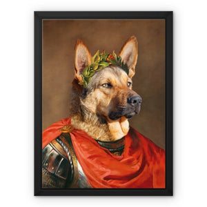 The Roman Emperor: Custom Pet Canvas - Paw & Glory - #pet portraits# - #dog portraits# - #pet portraits uk#paw and glory, custom pet portrait canvas,custom pet canvas prints, dog pictures on canvas, dog canvas art custom, personalised cat canvas, dog wall art canvas