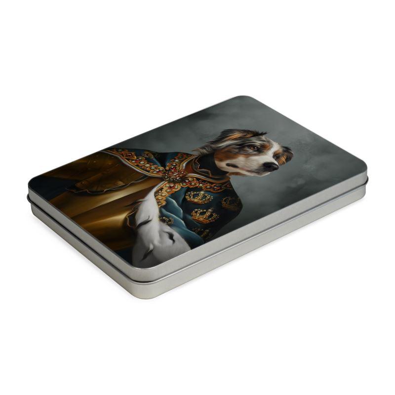 The Royal Knight: Custom Pet Puzzle - Paw & Glory - #pet portraits# - #dog portraits# - #pet portraits uk#paw and glory, custom pet portrait Puzzle,admiral portrait, renaissance pet portrait template, admiral painting, custom dog drawings, pet portraits from photos prices uk
