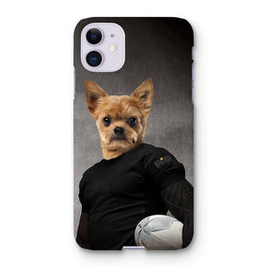 The Rugby Player: Custom Pet Phone Case - Paw & Glory - #pet portraits# - #dog portraits# - #pet portraits uk#