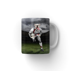 The Rugby Winger: Custom Pet Mug - Paw & Glory - #pet portraits# - #dog portraits# - #pet portraits uk#paw and glory, pet portraits Mug,face on mug, custom mug with photo, image on mug, mug dog, coffee mug prints