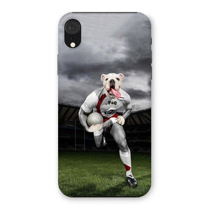 The Rugby Winger: Custom Pet Phone Case - Paw & Glory - #pet portraits# - #dog portraits# - #pet portraits uk#pet portrait painters, portrait pet, paintings dogs, dogs portraits, dog portraits, Pet portraits