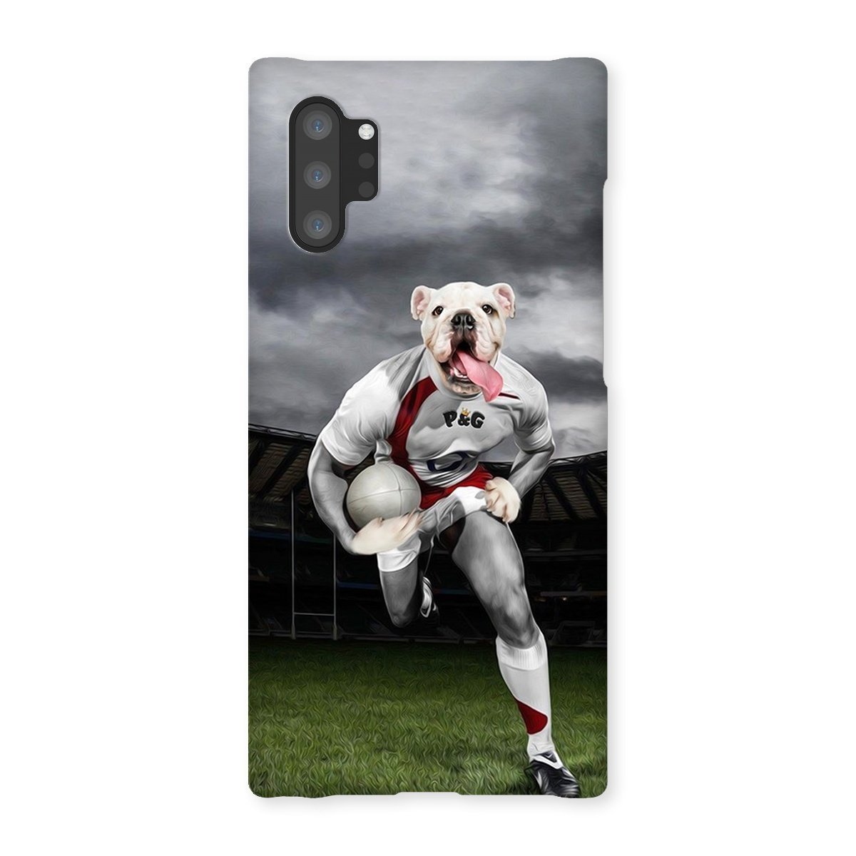 The Rugby Winger: Custom Pet Phone Case - Paw & Glory - paw and glory, phone case dog, dog mum phone case, personalised dog phone case uk, personalised puppy phone case, pet portrait phone case uk, personalised pet phone case, Pet Portraits phone case,