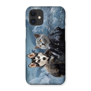 The Rulers (GOT Inspired): Custom Pet Phone Case - Paw & Glory - #pet portraits# - #dog portraits# - #pet portraits uk#portrait pets, painting of pet, paw print medals, pet picture frames, dog and cat portraits, pet portrait art, crown and paw, west and willow, westandwillow