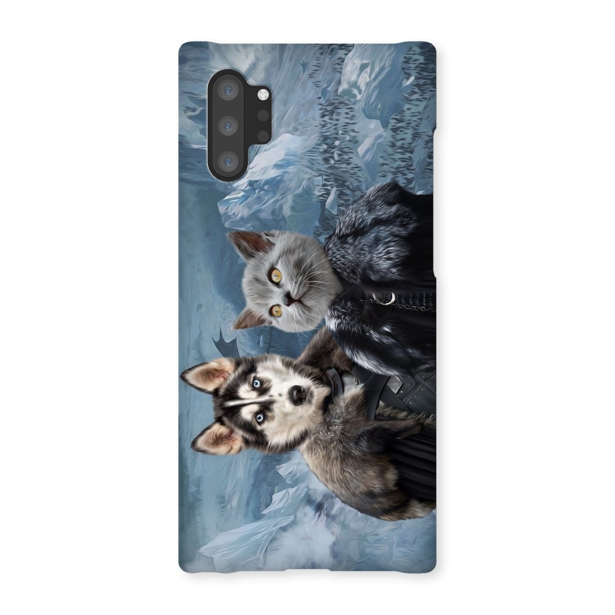 The Rulers (GOT Inspired): Custom Pet Phone Case - Paw & Glory - paw and glory, dog portrait phone case, personalised puppy phone case, personalised cat phone case, pet art phone case uk, dog and owner phone case, dog and owner phone case, Pet Portrait phone case,