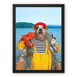 The Sailor: Custom Pet Canvas - Paw & Glory - #pet portraits# - #dog portraits# - #pet portraits uk#paw and glory, pet portraits canvas,personalised dog canvas, personalised dog canvas uk, canvas dog carrier, pet canvas print, custom pet canvas uk