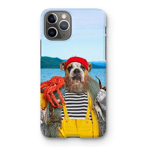 The Sailor: Custom Pet Phone Case - Paw & Glory - #pet portraits# - #dog portraits# - #pet portraits uk#dog portrait, pet portraits art, dog oil paintings, pet oil painting, pet oil portraits, pet portraits, hattieandhugo, crown and paw, oil paintings of dogs