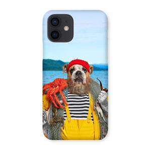 The Sailor: Custom Pet Phone Case - Paw & Glory - #pet portraits# - #dog portraits# - #pet portraits uk#pet portraits in oil, painting of my dog, custom dogs, paw prints gifts, pet portrait by, canvas pet photos, crown and paw alternative, westandwillow