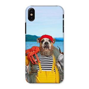 The Sailor: Custom Pet Phone Case - Paw & Glory - #pet portraits# - #dog portraits# - #pet portraits uk#pet oil paintings, oil paint pet portraits, custom pet oil painting, pet photo, custom dog, Pet portraits, Purr and mutt